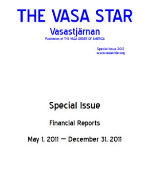 Vasa Star Online 2012 Financial Report