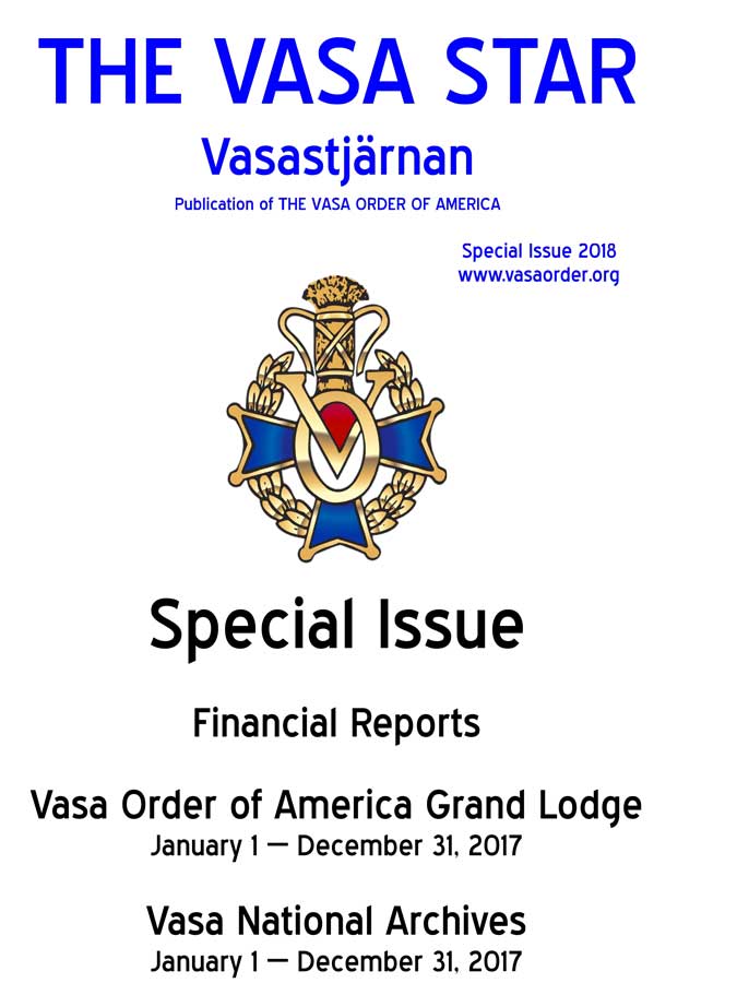 Vasa Star Online 2018 Financial Report